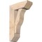 Ekena Millwork Funston Slat Smooth Bracket w/ Offset Brace, Douglas Fir, 7 1/2"W x 20"D x 32"H BKT0806X20X32FST06SDF - alternate 1